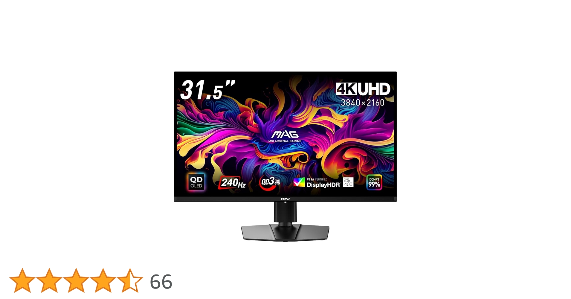 Amazon.co.jp: MSI QD-有機EL ゲーミングモニター MAG 321UPX QD-OLED